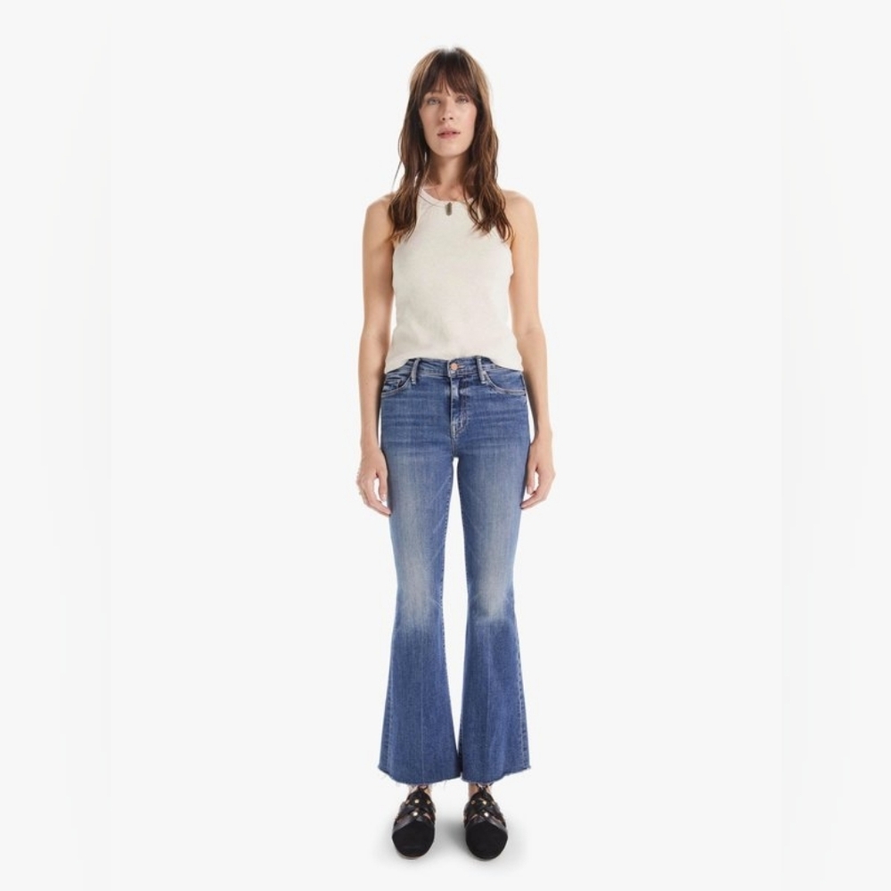 MOTHER the Weekender Fray Jeans Size 28